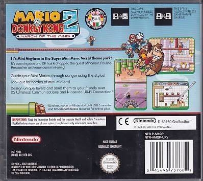 Mario vs. Donkey Kong 2 - March of the minis - Nintendo DS - Uden manual (A Grade) (Genbrug)